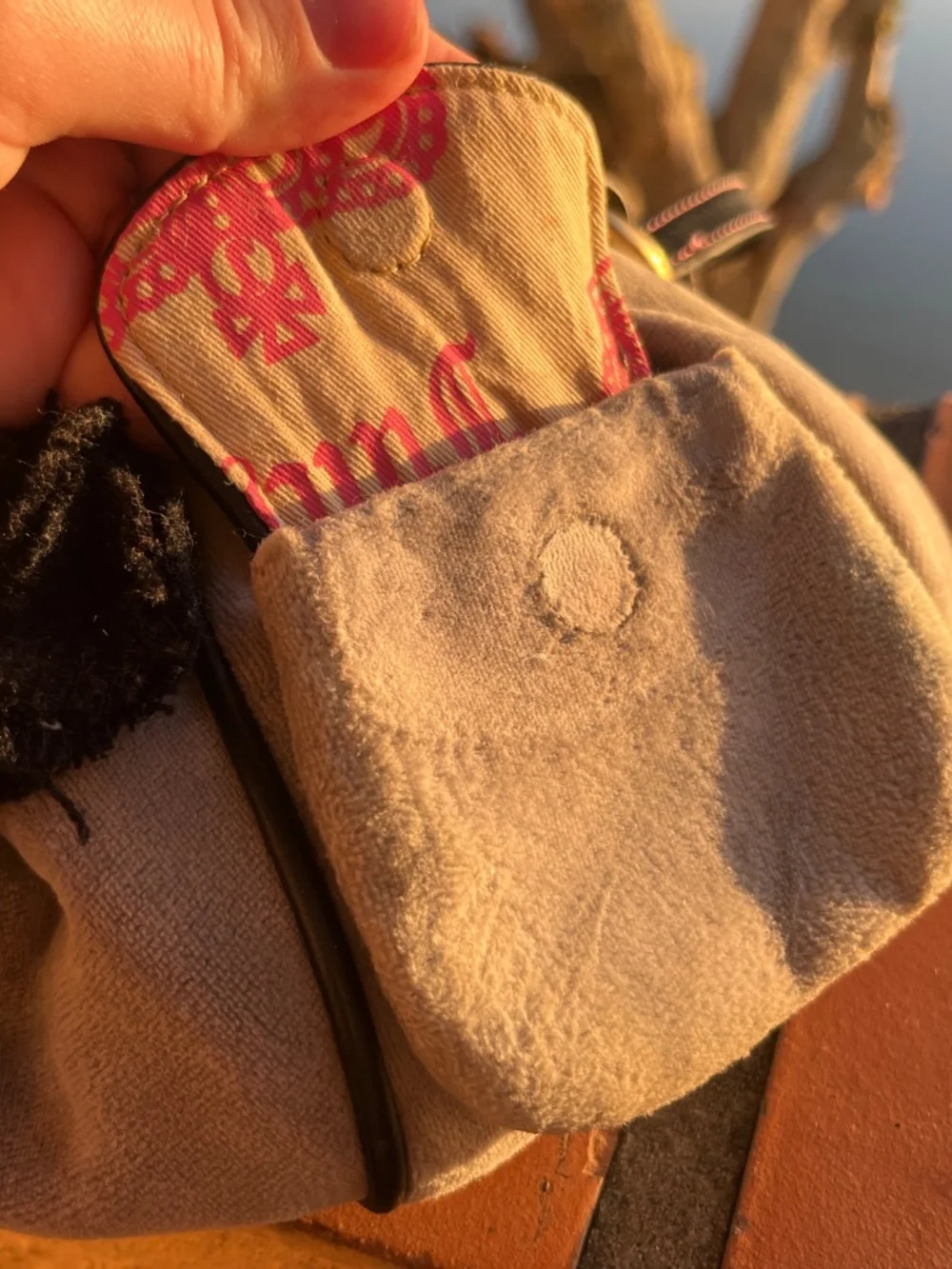 ULTRA RARE VINTAGE Y2K JUICY COUTURE BABY FLUFFY VELOUR BAG GREY PINK